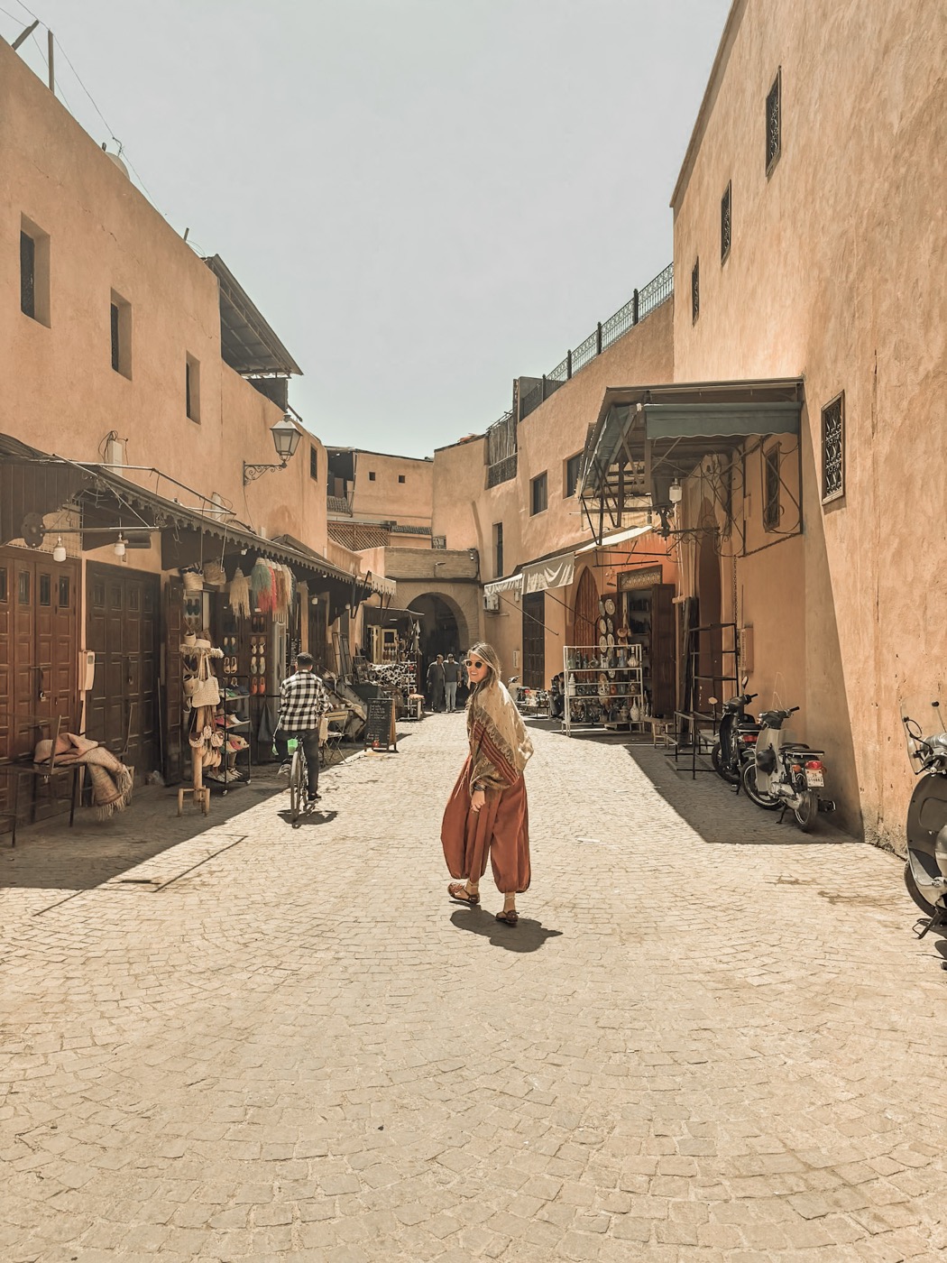 Wandering the medina in Morocco